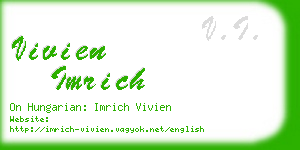 vivien imrich business card